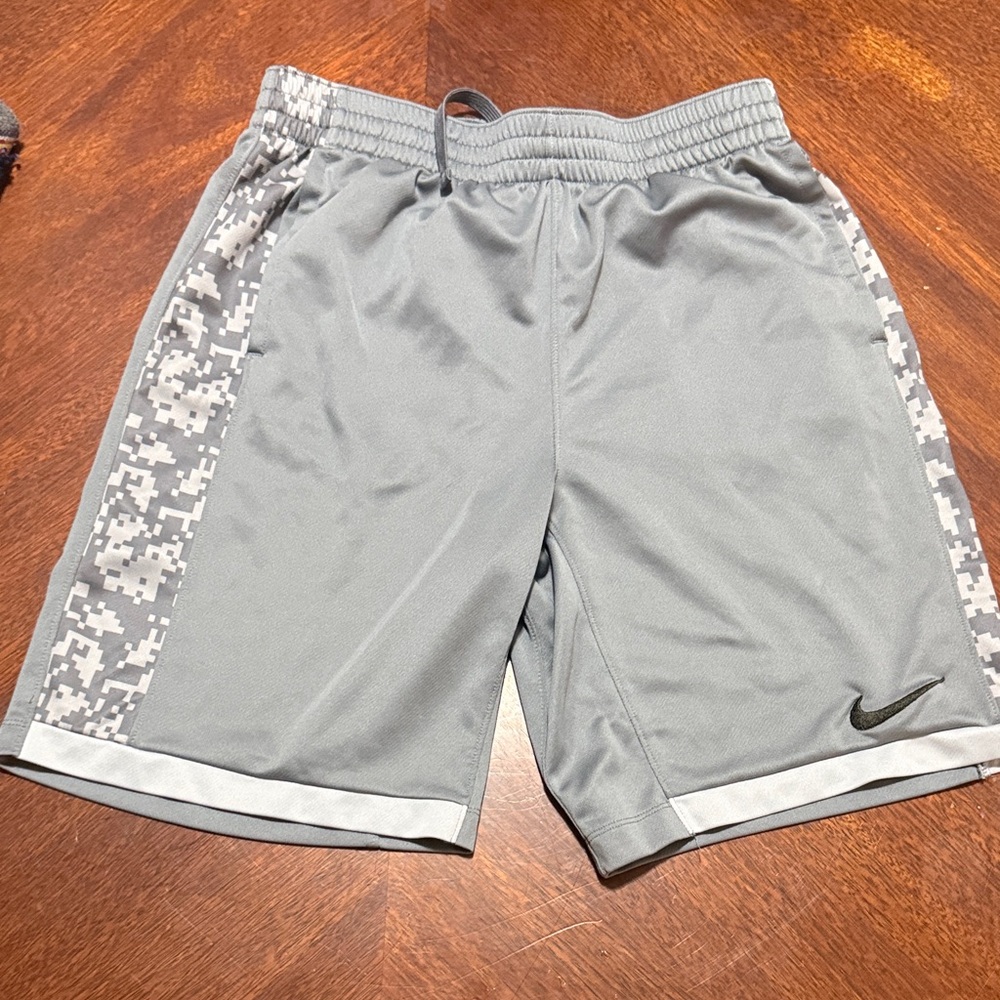 Nike Gray Camo Kids Shorts